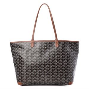 Goyard Artois MM Tote - Black and Natural